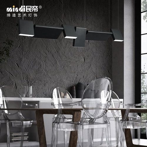 创意后现代吊灯设计师装饰吧台吊灯长形饭厅饭桌茶台灯具