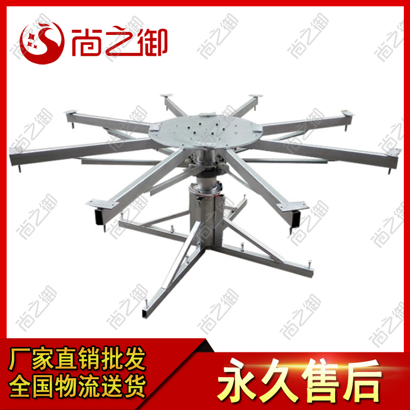 酒店电动转盘餐桌大圆桌转盘底座自动旋转器支架机芯调速展示台