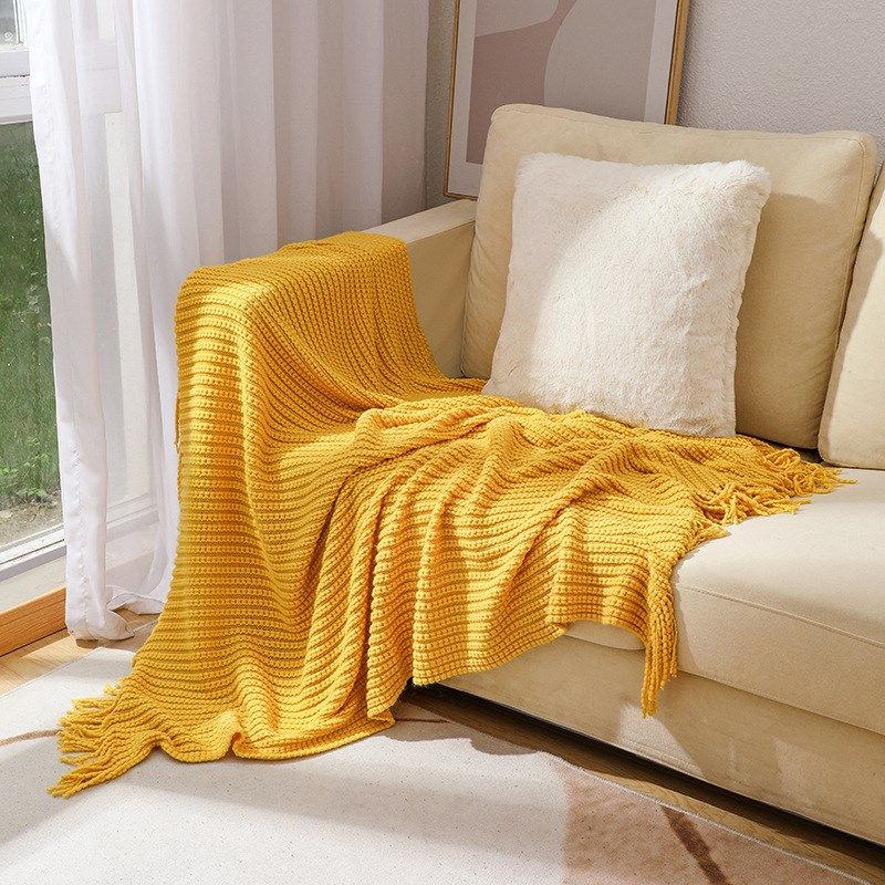 沙发毯盖毯办公室午睡空调毯子豆豆毯针织毯波西米亚午休毯床尾毯,居家布艺,床边毯,淘宝优惠券,粉丝福利购,淘宝优惠卷