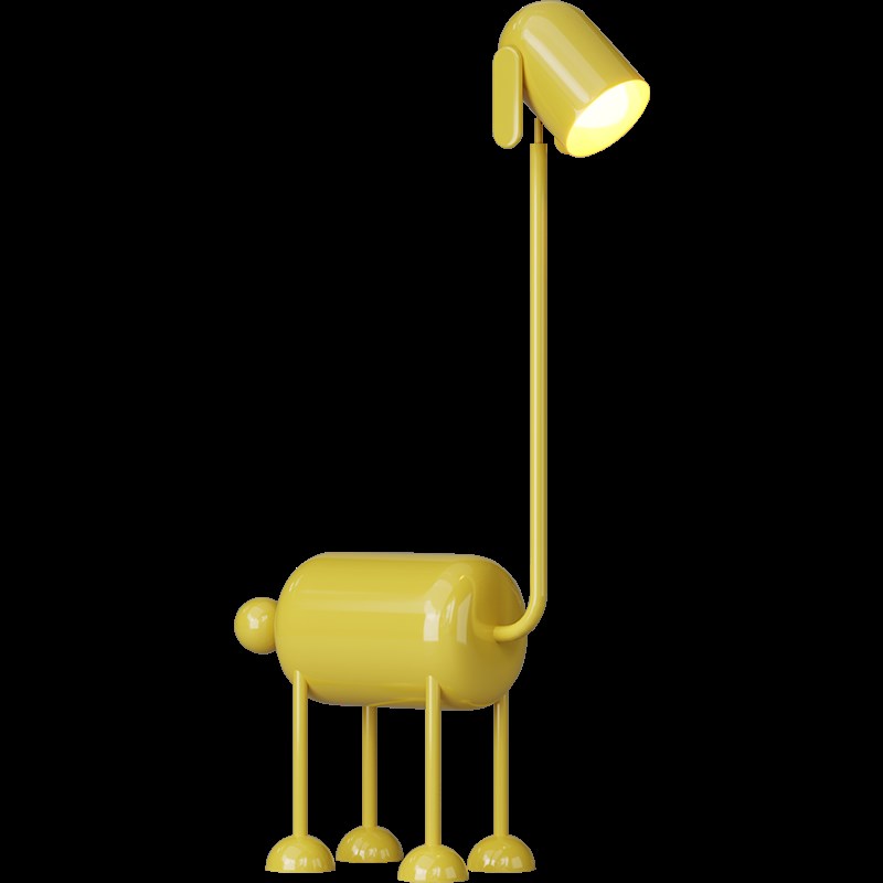 多巴胺小狗落地灯客厅沙发旁艺术装饰摆件灯具个性创意儿童卧室灯