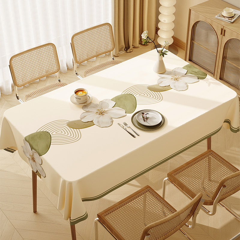 侘寂风皮革桌布防水长方形餐桌垫布家用茶几布遮丑台布桌垫定制,居家布艺,桌布,淘宝优惠券,粉丝福利购,淘宝优惠卷
