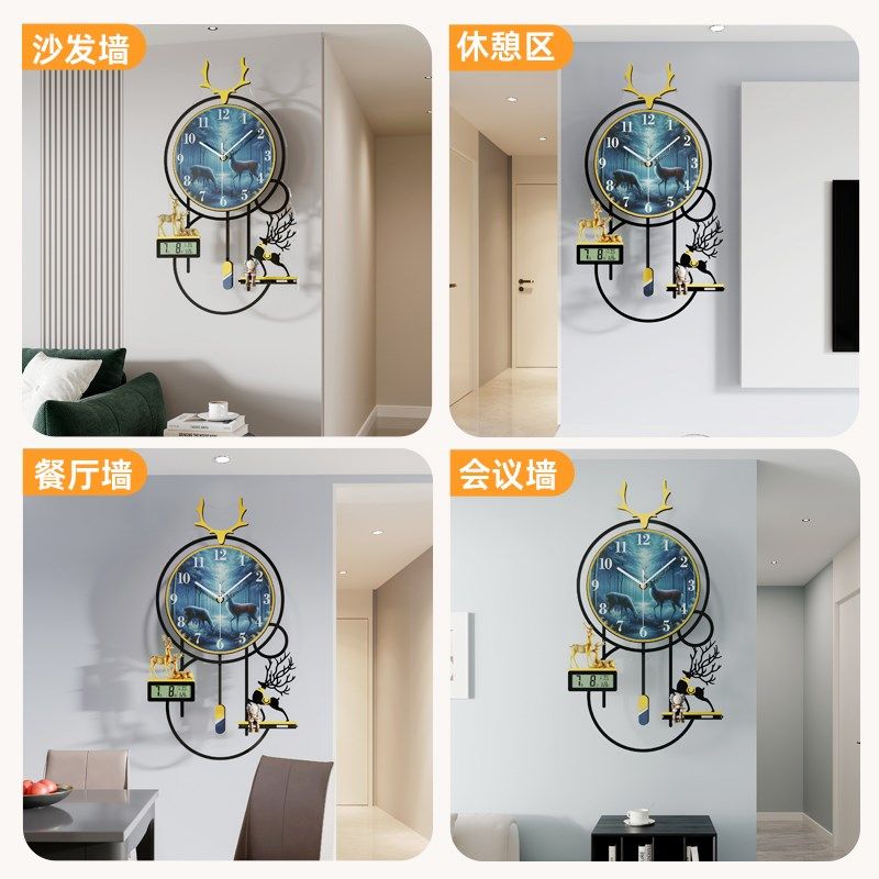 钟表挂钟客厅新款现代风挂墙时钟静音时尚石英钟创意家用,家居饰品,挂钟,淘宝优惠券,粉丝福利购,淘宝优惠卷