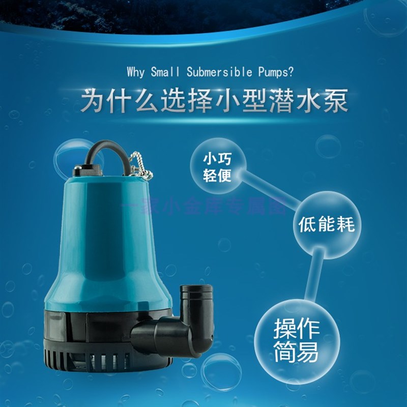 农用2小型直流潜水泵船用舱底泵海水泵浇菜浇花地抽水机