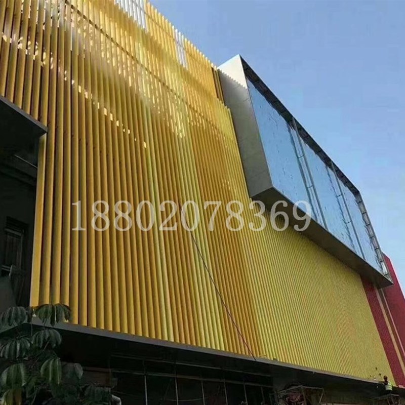 铝条天花铝方通吊顶型材吊顶方通木纹铝方管四方管外墙*铝管