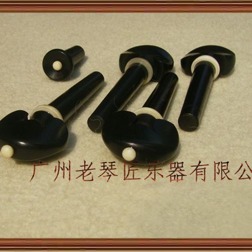 商城品质 小提琴乌木弦轴弦钮尾钉 (牛骨豆)