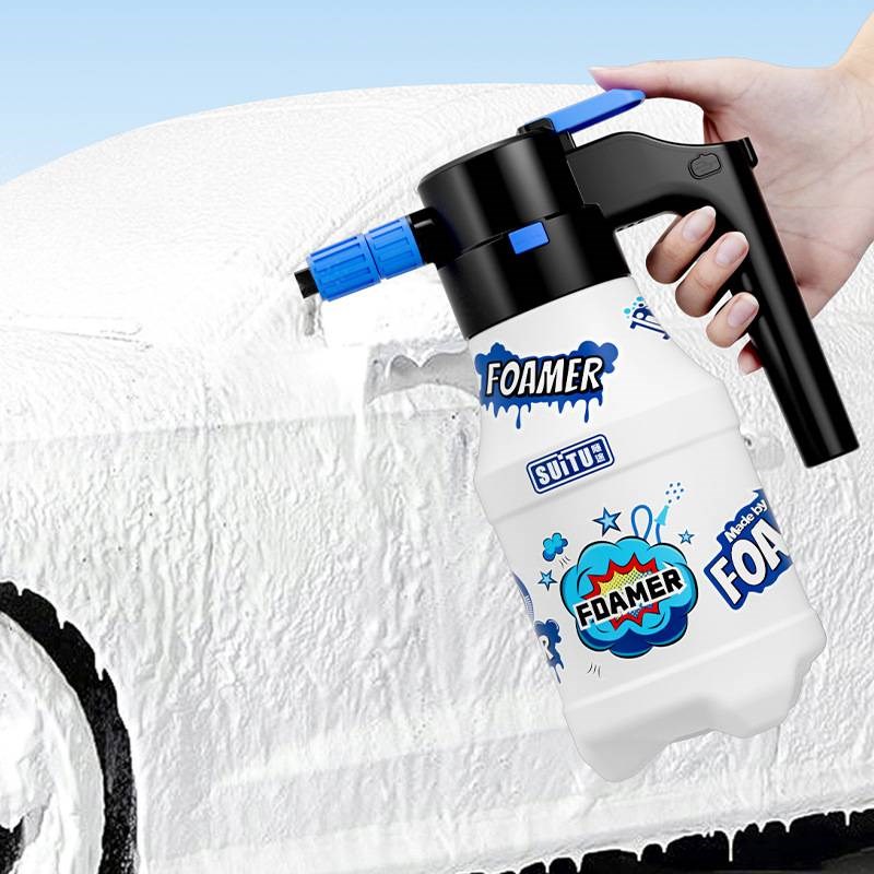 电动洗车泡沫喷壶高压p壶洗车专用扇形泡沫喷壶气压式通用器