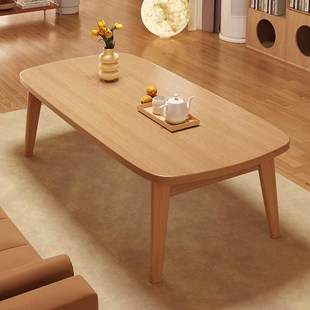 茶几小桌子实木客厅家用餐桌小户型两用现代茶桌