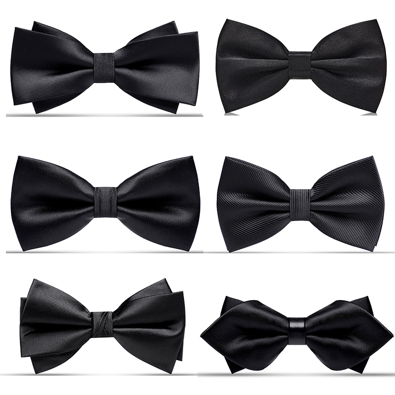 黑领结男士伴郎西装蝴蝶结