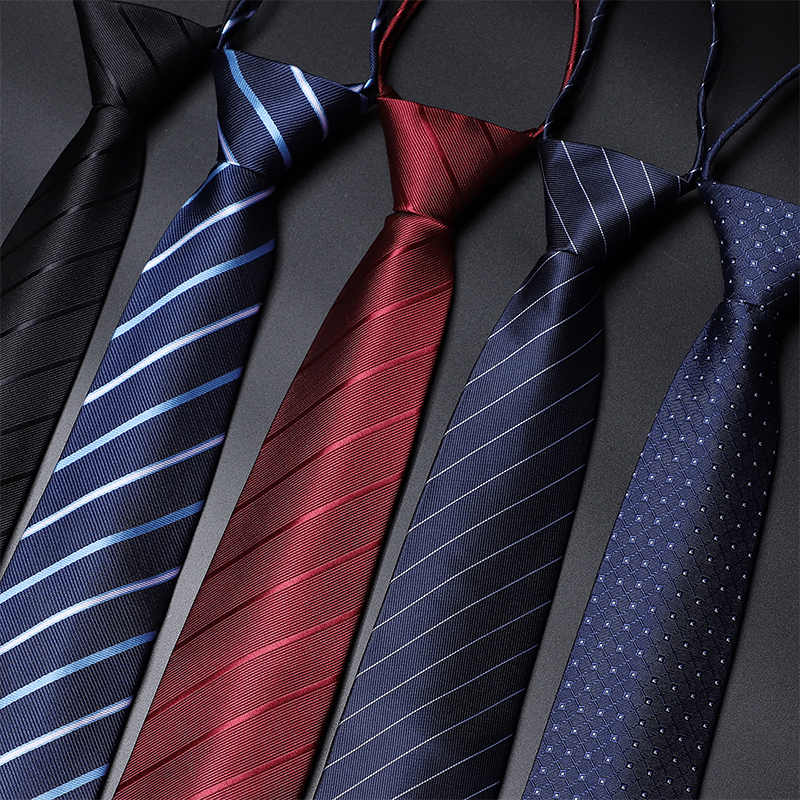 领带男正装拉链式结婚新郎懒人