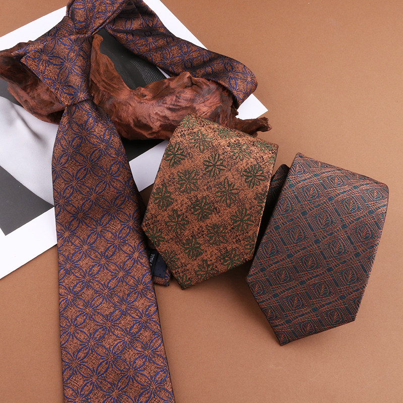 复古商务领带男士深棕色几何花纹正装高端西装配饰,服饰配件/皮带/帽子/围巾,领结,淘宝优惠券,粉丝福利购,淘宝优惠卷