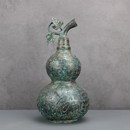 家居客厅玄关装 纯铜青铜百福葫芦摆件福字新中式 饰工艺品开业礼物