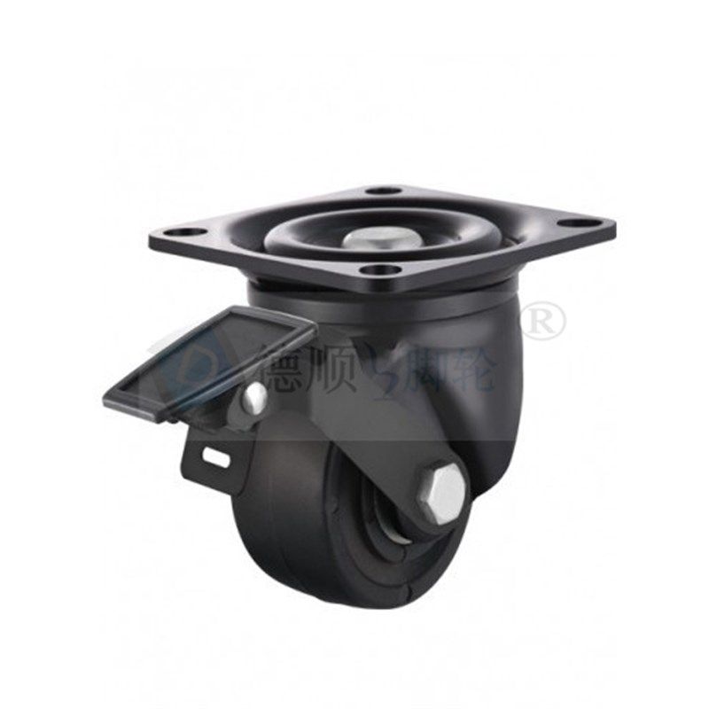 3寸低重心中重型承载重600kg公斤带正刹车万向滑脚轮子 2寸2.5寸