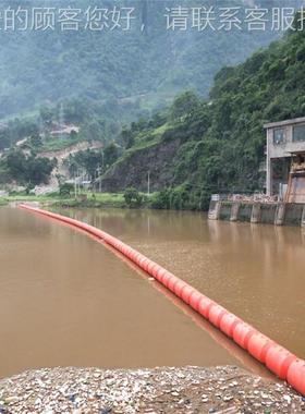 水面浮浮色拦污体 河道拦垃红圾浮筒 47771油污漂物拦污
