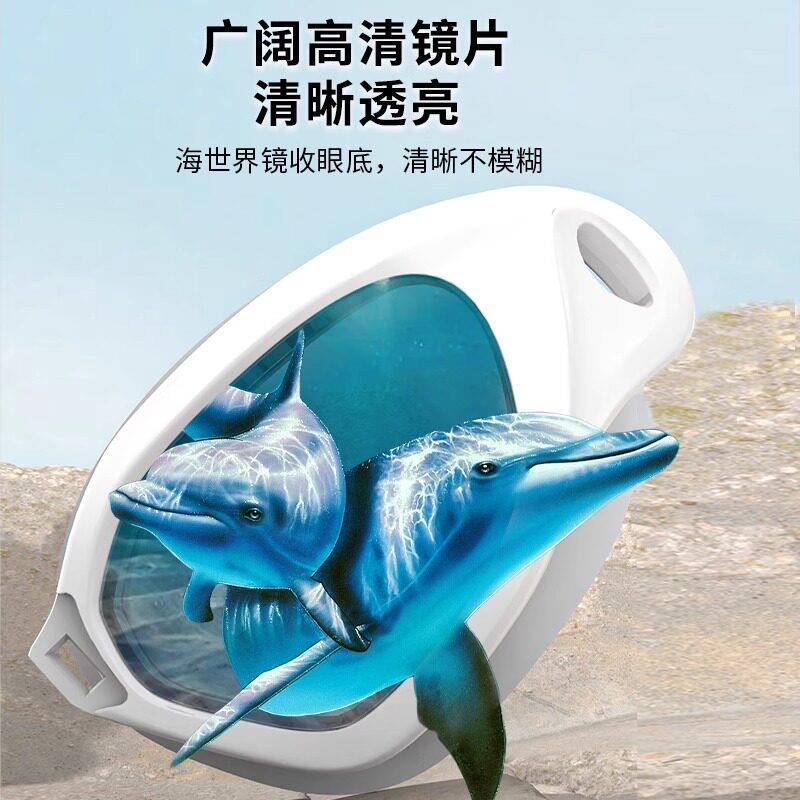 鲸A1泳镜防X1-CF480鱼水雾高清近度视数男专业游泳眼镜女游泳装备