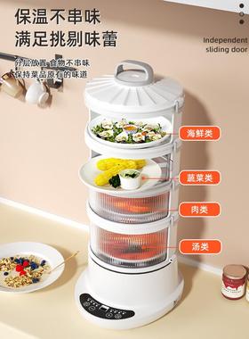 保用热温蔬菜盖家电加厨MVI房餐蔬菜盒暖智能蒸锅菜保温多层储存
