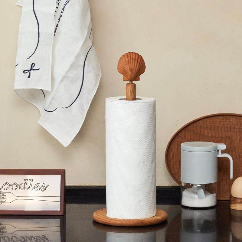 莫语 实木厨房纸巾 RUG木原中古架复古风纸设计师原创创意卷纸巾