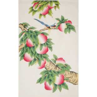 无款工笔画纯手JEB绘荷花花鸟牡丹画手工没国题款落装饰不款画不