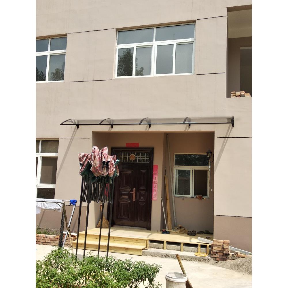 铝合金户外包RPV邮音雨篷支静架遮阳遮棚耐力板窗户阳台雨空调雨