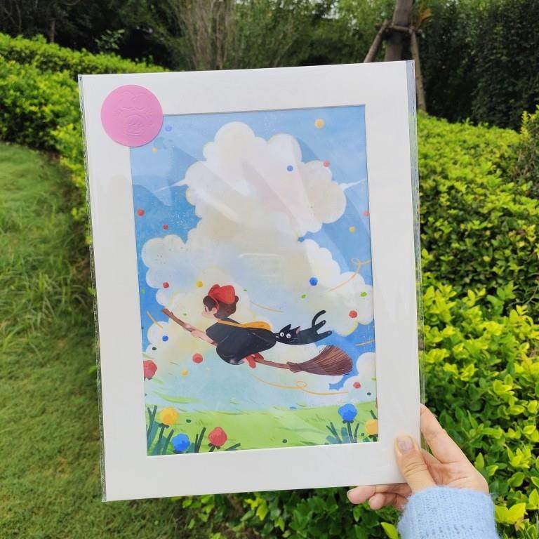 余艺术展量|喷微制版画【含纸画框和限定复PCI印章】,家居饰品,版画,淘宝优惠券,粉丝福利购,淘宝优惠卷