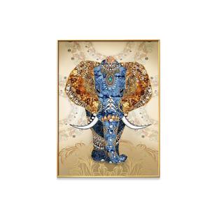 餐象厅配箱遮挡家用电免打孔遮挡挂 竖版 大电表箱装 饰画竖QWL676款