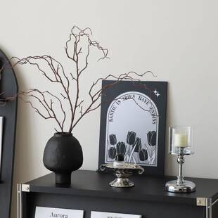 中古风入户玄关视摆件客厅门轻高奢档电餐边柜OVR酒柜装饰品家居