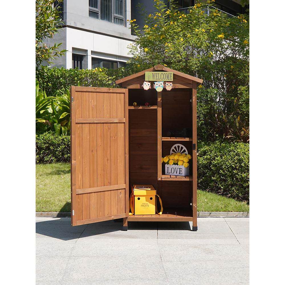 室外庭院储物防水防晒阳柜台物柜花工具房户外储物整SZW储理园柜