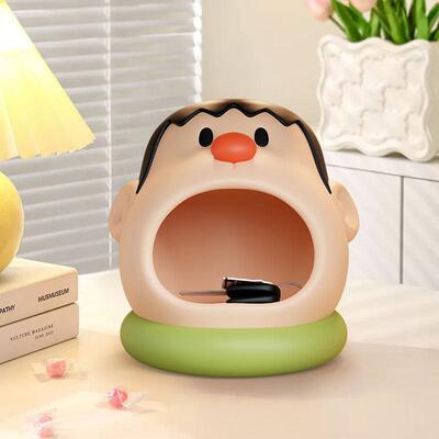 YYC5363-胖虎玄关视钥匙收饰纳摆件工电柜酒柜台面装品办公室位桌