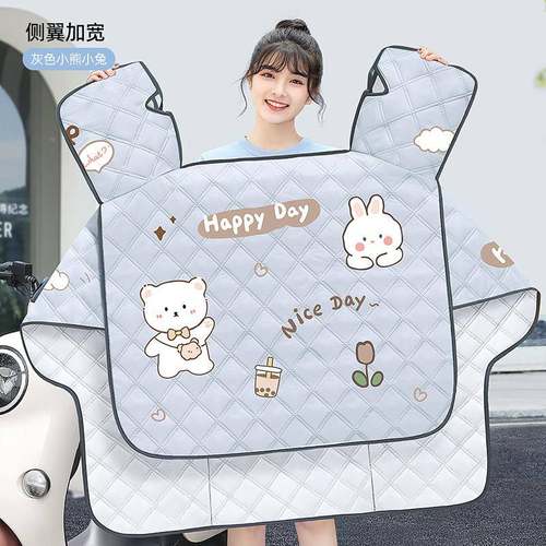 电动托车挡风被夏季薄款防晒防罩电瓶雨摩车夏I08-01天一专用体20