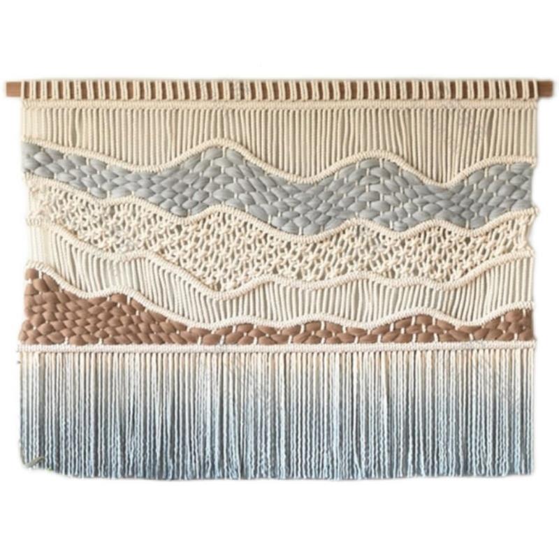 天空挂|北欧波西米亚VEB壁毯手工织编艺品头挂毯背景布客床厅卧室