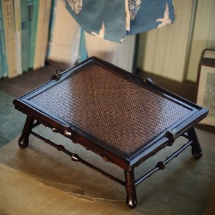 筇竹家具古法榫卯结构家用小茶台茶桌榻榻米干泡 七月七竹制品中式