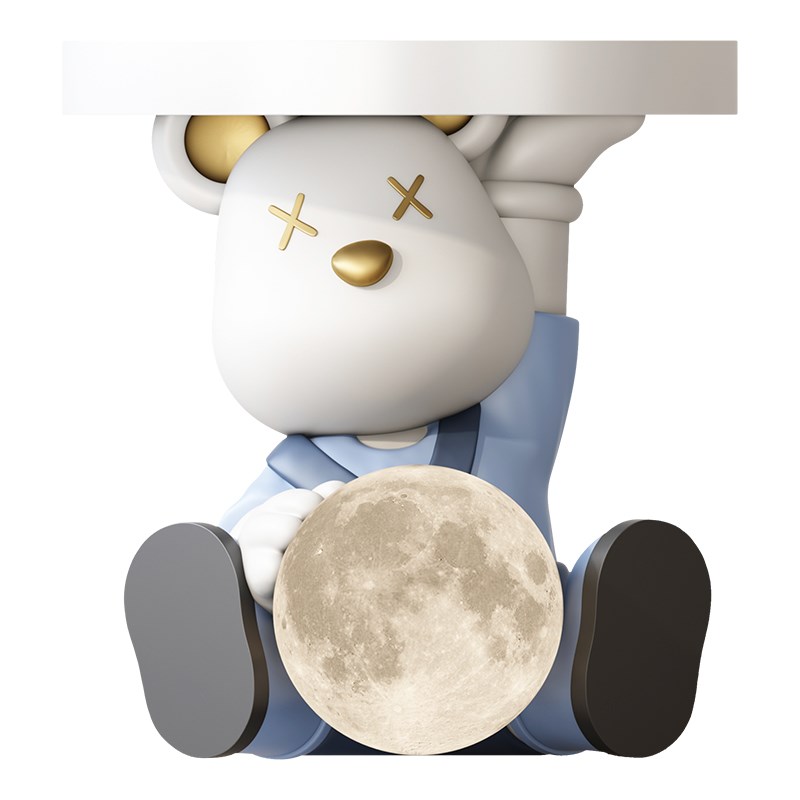 暴力熊客厅落地灯摆件大型茶几托盘电视柜床头柜沙发边几装饰家居