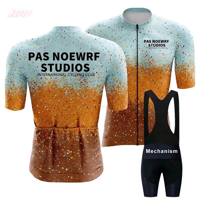 新款PAS骑行服夏季短袖套装男自行车服装公路车山地车骑行裤透气