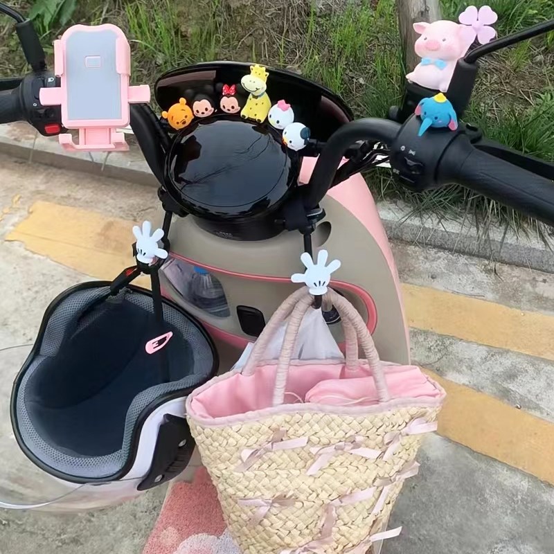 米奇手掌挂钩电动车挂钩电瓶车收纳遛娃神器通用小挂钩雅迪电动车