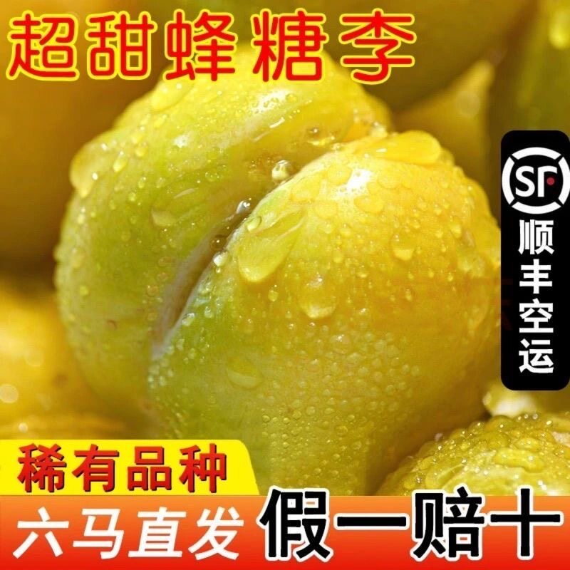 顺丰/京东正宗贵州六马蜂糖李新鲜纯甜镇宁应季水果脱骨李子