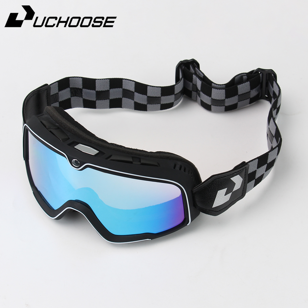 头盔装配配件护目镜防风眼镜可变色镜片日夜通用可夜视高清透明