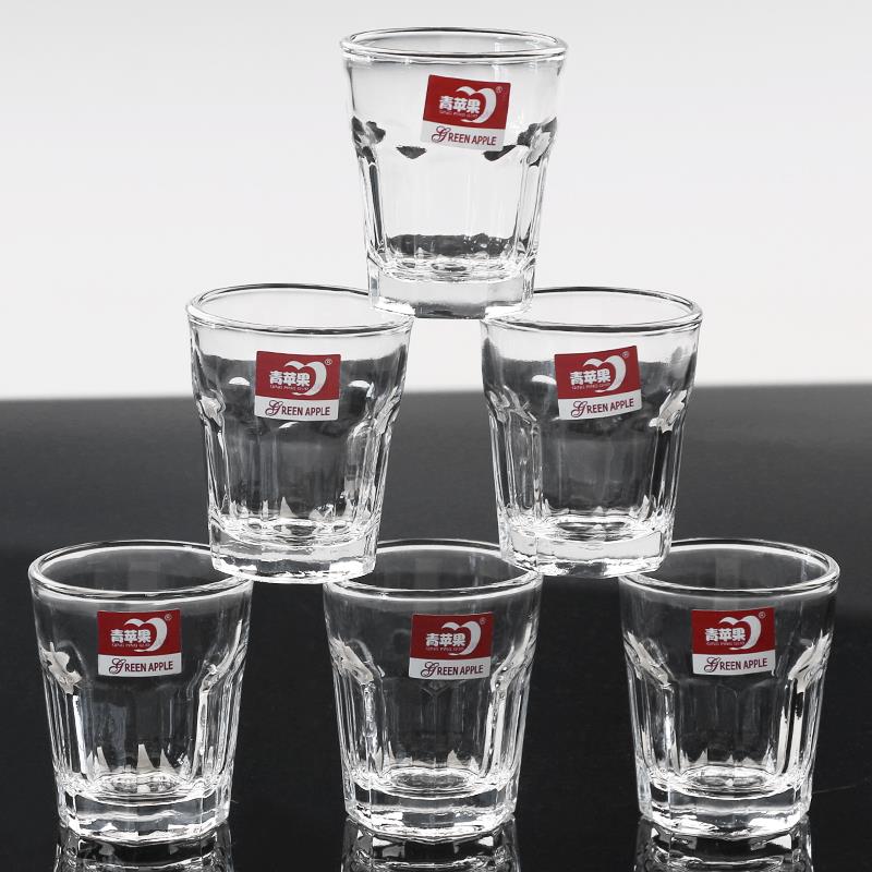 6祇套装正品玻璃酒杯家用白酒小酒杯50ml一两酒一口烈酒杯