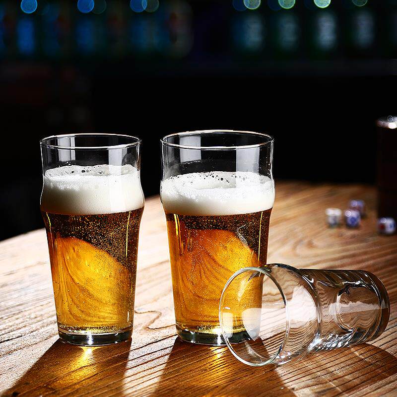 IPA创意英式品脱杯定制玻璃啤酒杯无铅玻璃皮尔森英式精酿啤酒杯