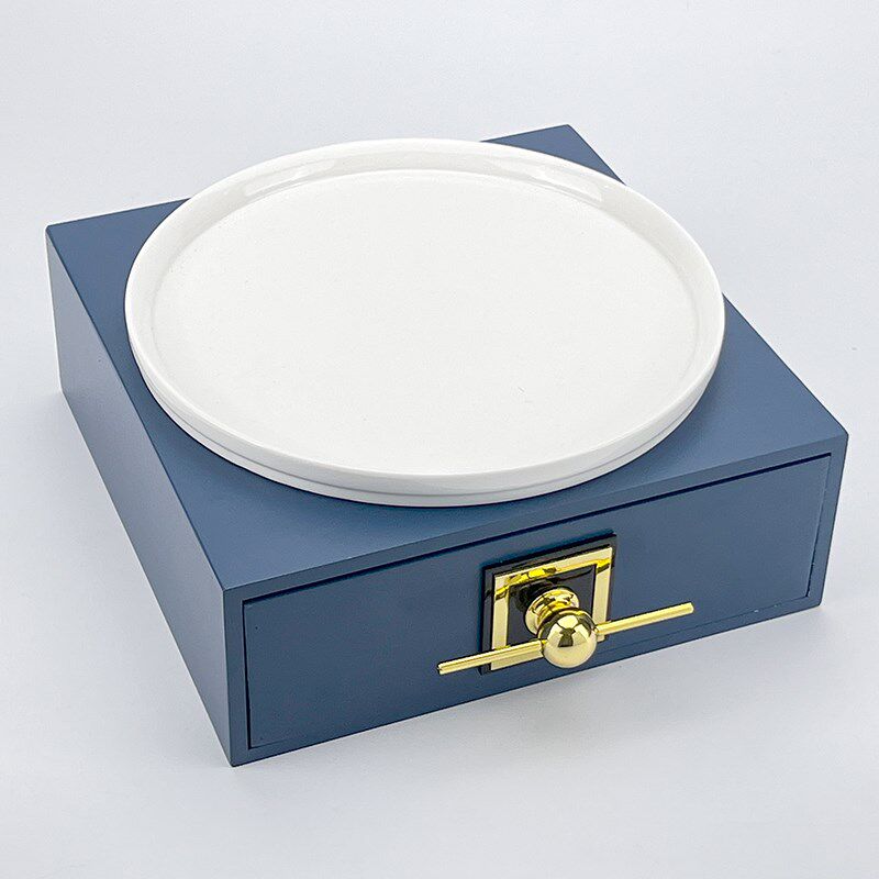 酒店自助餐厅饭店明档装饰展示摆菜品冷菜盘子创意木盒底座摆台架