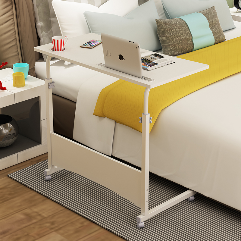 小书桌升降折叠床边桌卧室可移动学习家用型桌子写作业简易电脑台