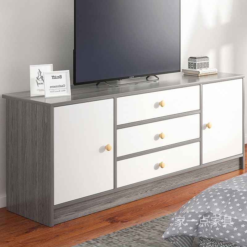 1.2/1.4米长超大容量多功能长条电视柜收纳储物柜一体地柜DJ794