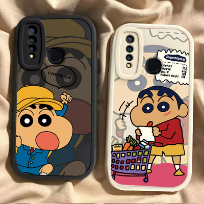 适用于vivoz5i手机壳新款viv0z5x软硅胶保护套z5i全包边防摔vovoz5i卡通小新可爱viviz5x磨砂外壳z5i男女软壳