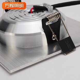 头孔ld嵌入式长方形筒客厅吊顶格栅排 天灯