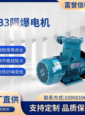 防爆电机YB3-200L-4-30W铜芯马达三相异步电动机防爆双速电机