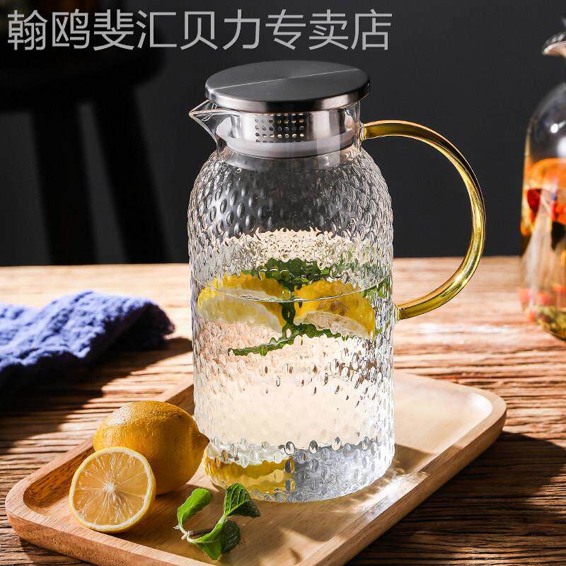 冷水壶玻璃耐高温冷水壶大容量耐热泡茶壶家用凉水杯开 水冷水壶