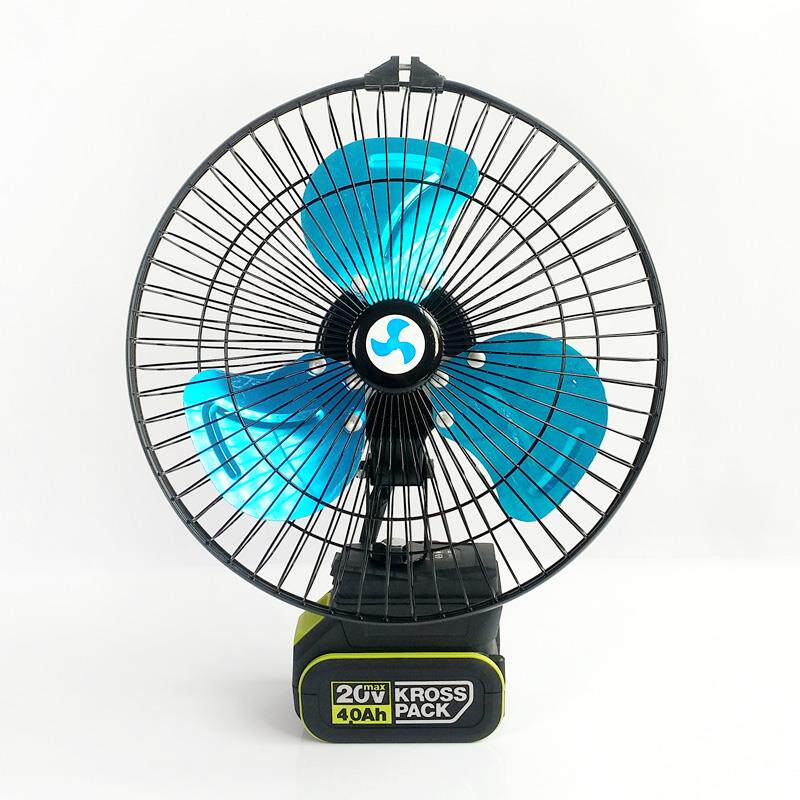 适用WORX威克士款锂电池11寸金属风扇两档垂钓户外露营带USB口