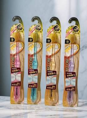 【官方旗舰店】牙刷品牌成人软毛20支韩国DEO小头中纳米金银高品