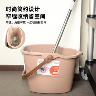 珠江牌拖把桶塑料桶拖地桶家用加厚拧水桶免手洗储水桶墩布拧干器