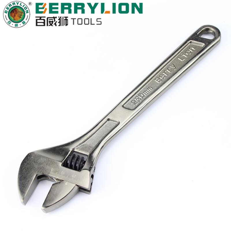 五金工具活络扳手 活动扳子 活口板手 6-12寸开 口活扳手