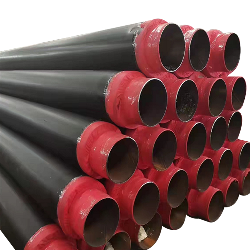 聚氨酯保温钢管预制直埋大口径dn100/1/00/00供热暖气无缝管