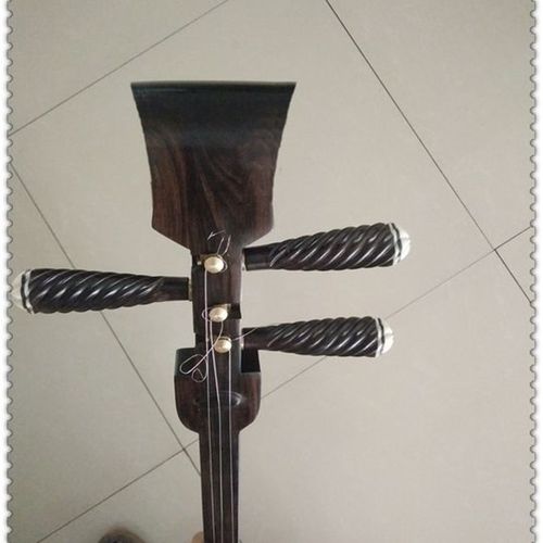 一帆民乐 试听音质 精品机械轴黑檀河南坠子 河南坠胡 河南坠琴